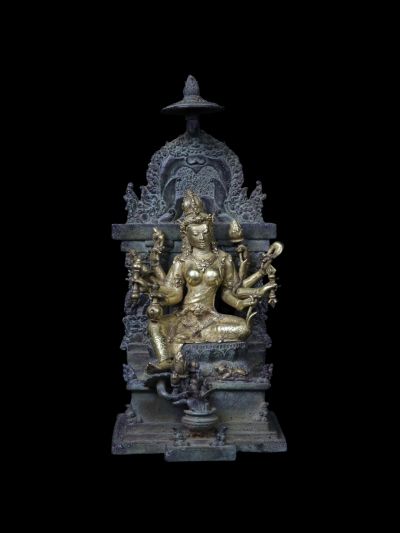 Parvati en bronze