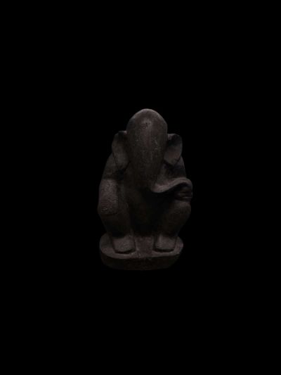Ganesh Sculpté Granite Java