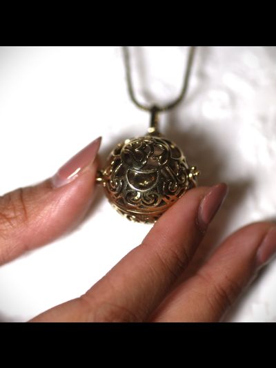 Bola de grossesse-Om Gold-Avec chaine Gold Antique