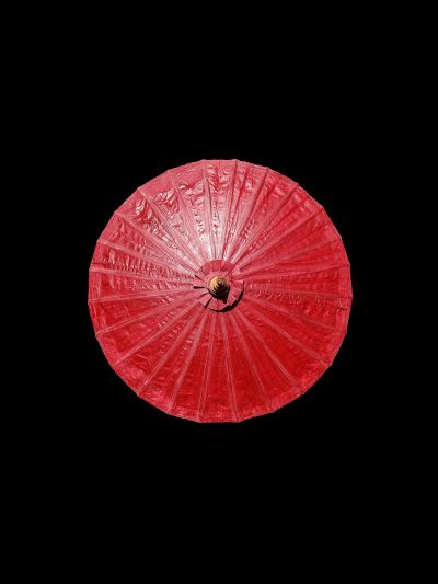 Ombrelle Thaï Rouge 100cm