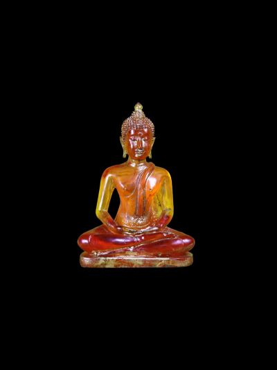 Bouddha orange 16cm