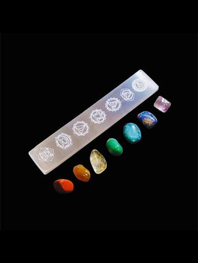 Bâton de Chakra en Sélénite