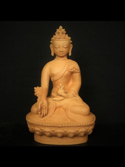 Bouddha Médecine en Terre Cuite