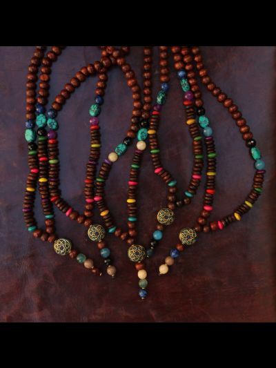 Collier Mala Tibétain