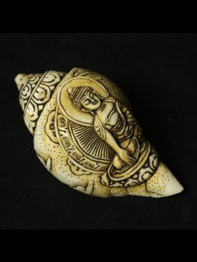 Conque Tibétaine Bouddha Akshobhya