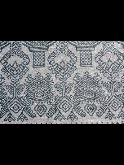 Endek Barong Bali Blanc