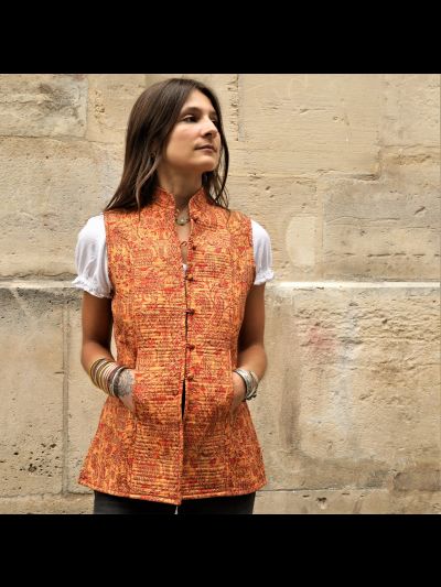 Gilet Femme en Soie