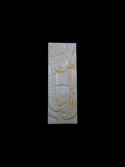 Fresque au Buddha (tête et corps)