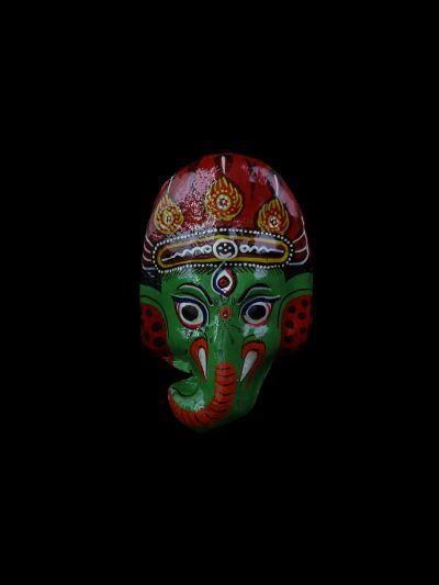 Ganesh vert 11cm