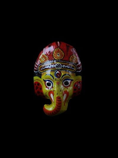 Ganesh jaune 11cm