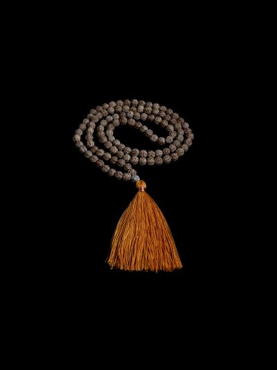 Rudraksha pompon orange