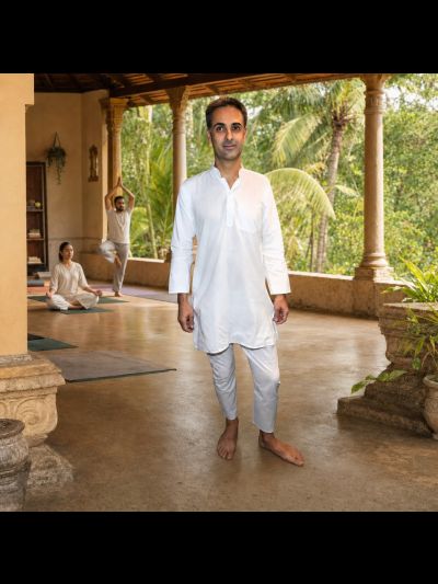 Kurta et Pantalon blanc