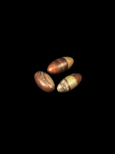 Shiva Lingam-1 Pouce - 3 cm (Lot de 3)
