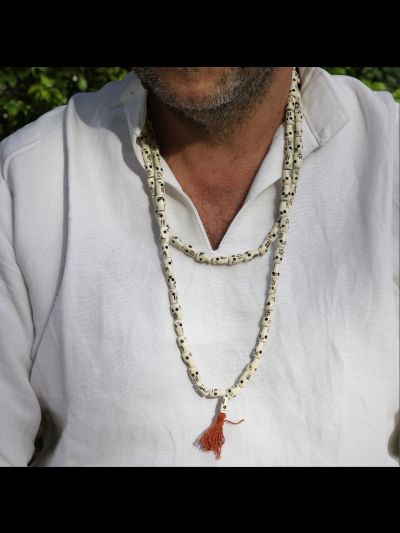 Mala tête de mort 12.5mm-Blanc