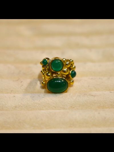 Bague 4 Bubbles-Onyx Vert-7