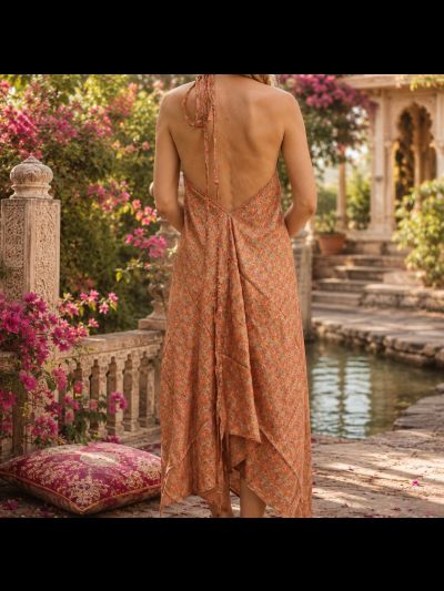 Robe dos nus en Soie