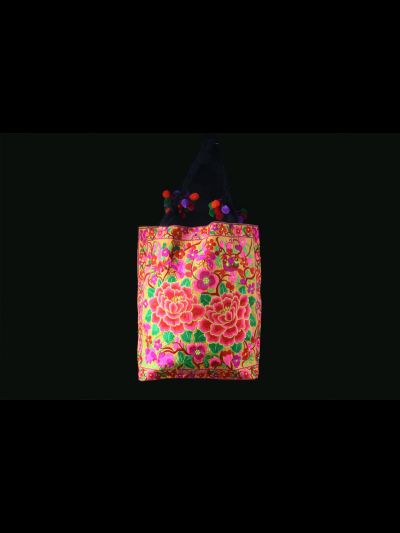Sac Fleurs orange