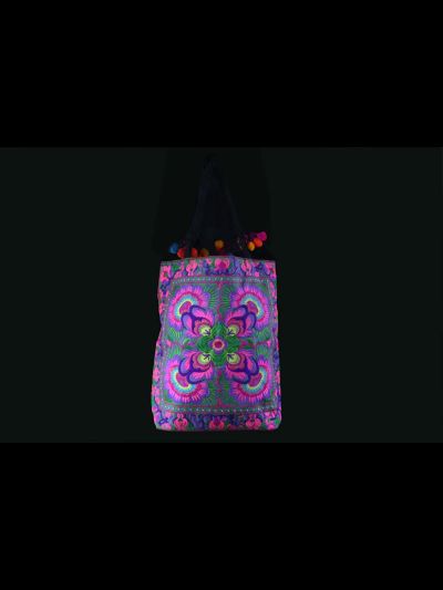 Sac Fleurs violet