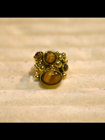 Bague 4 Bubbles-Œil de Tigre-9