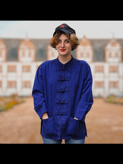 Veste Mo Hom Col Mao