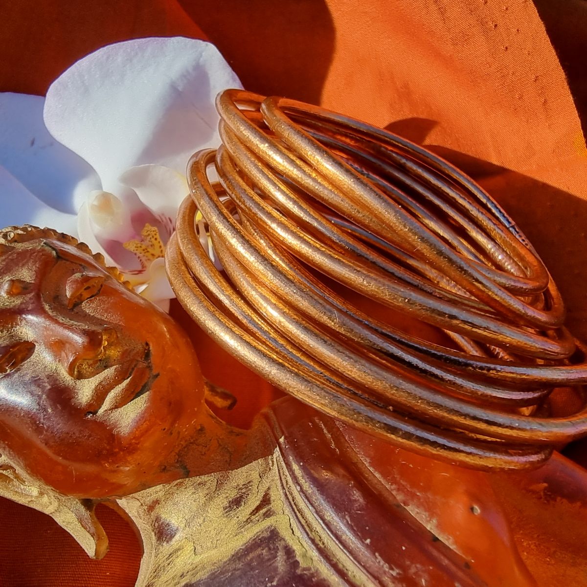 bracelet bouddhiste orange paris mes indes galantes