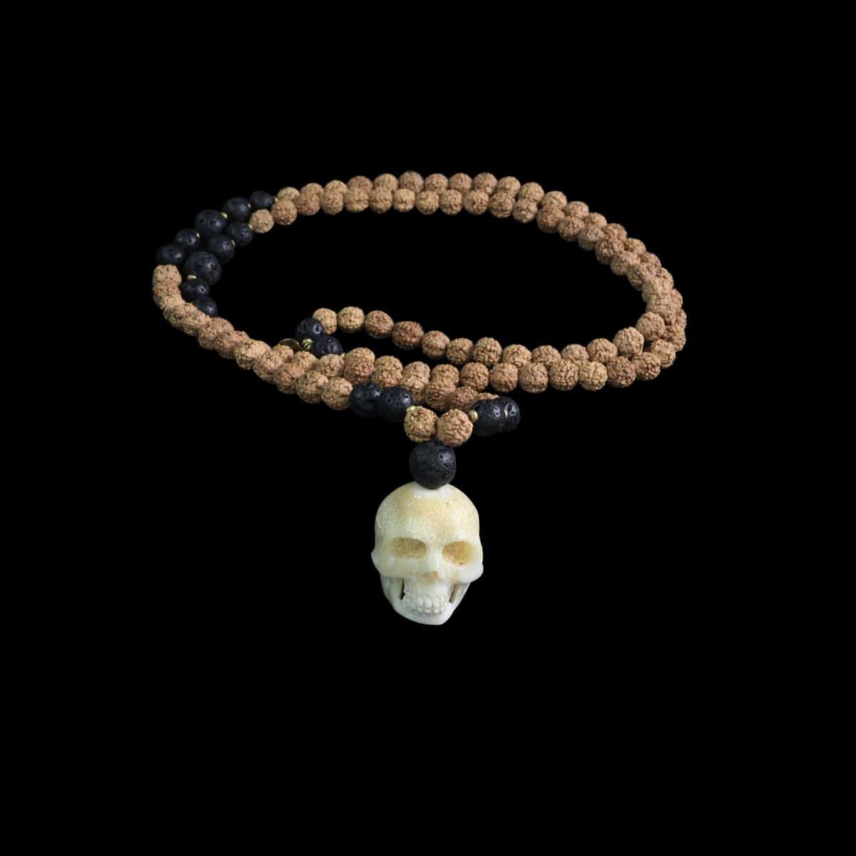 Rudraksha lave Tête de mort