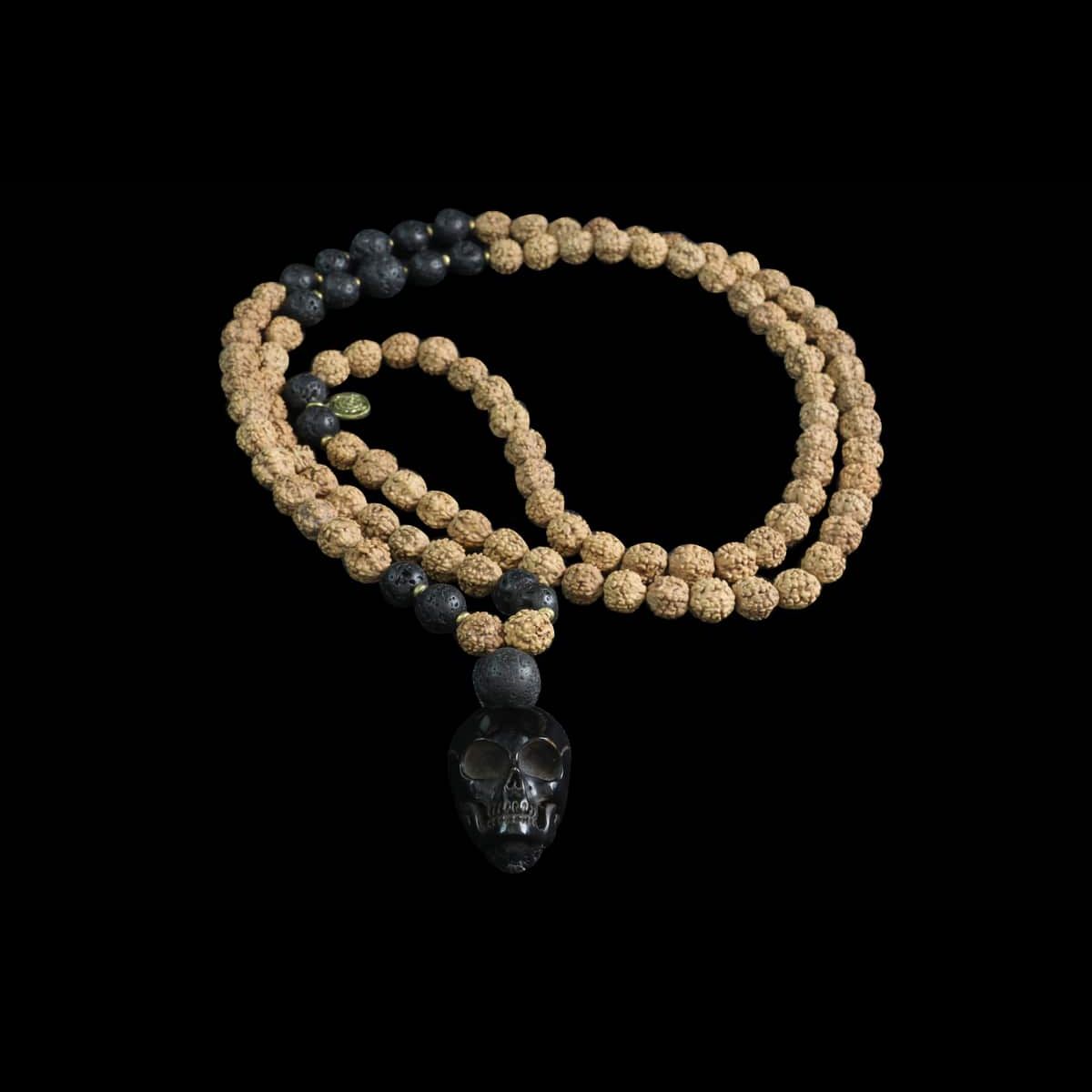 Rudraksha lave Tête de mort