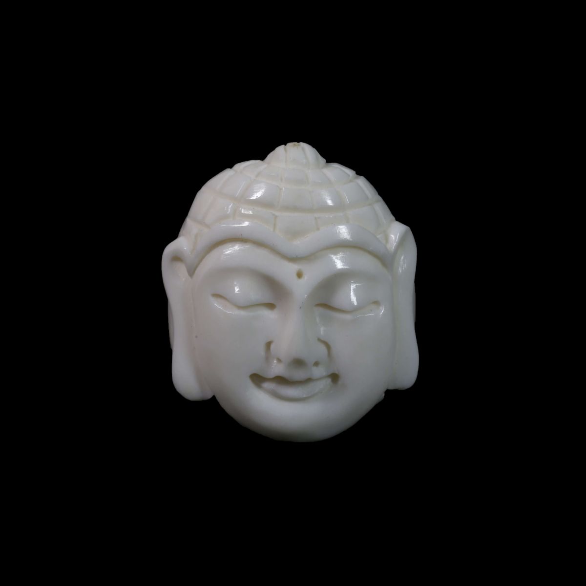Bague en Os Bouddha Head
