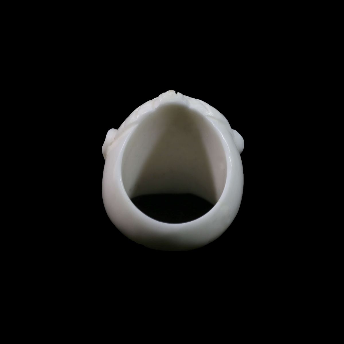 Bague en Os Bouddha Head