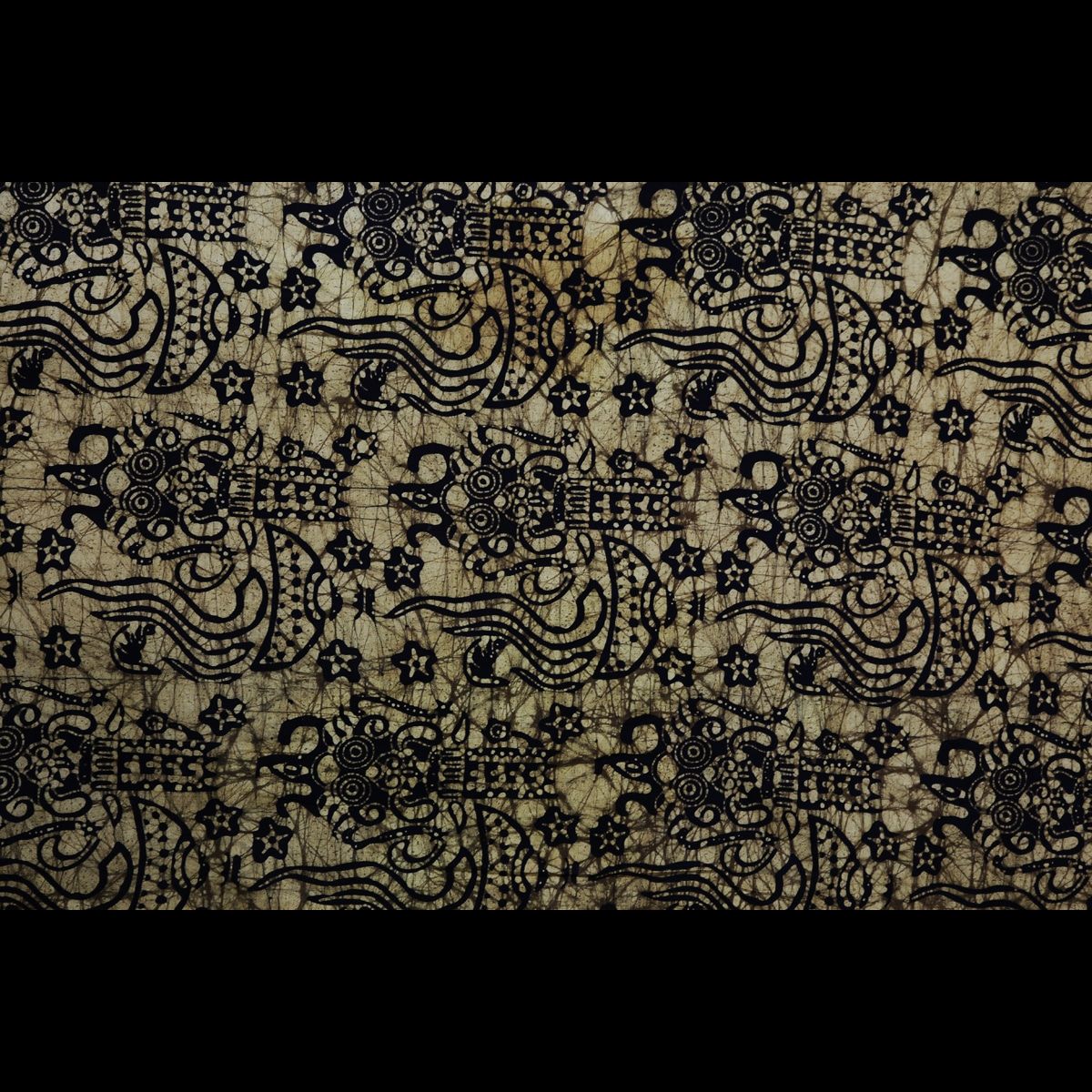 Batik Bali - Jaune