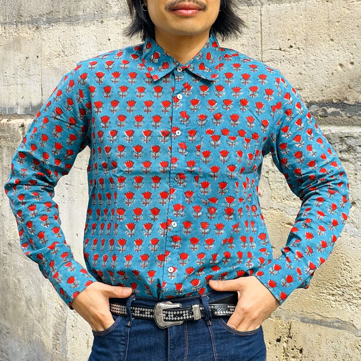chemise block print paris mes indes galantes