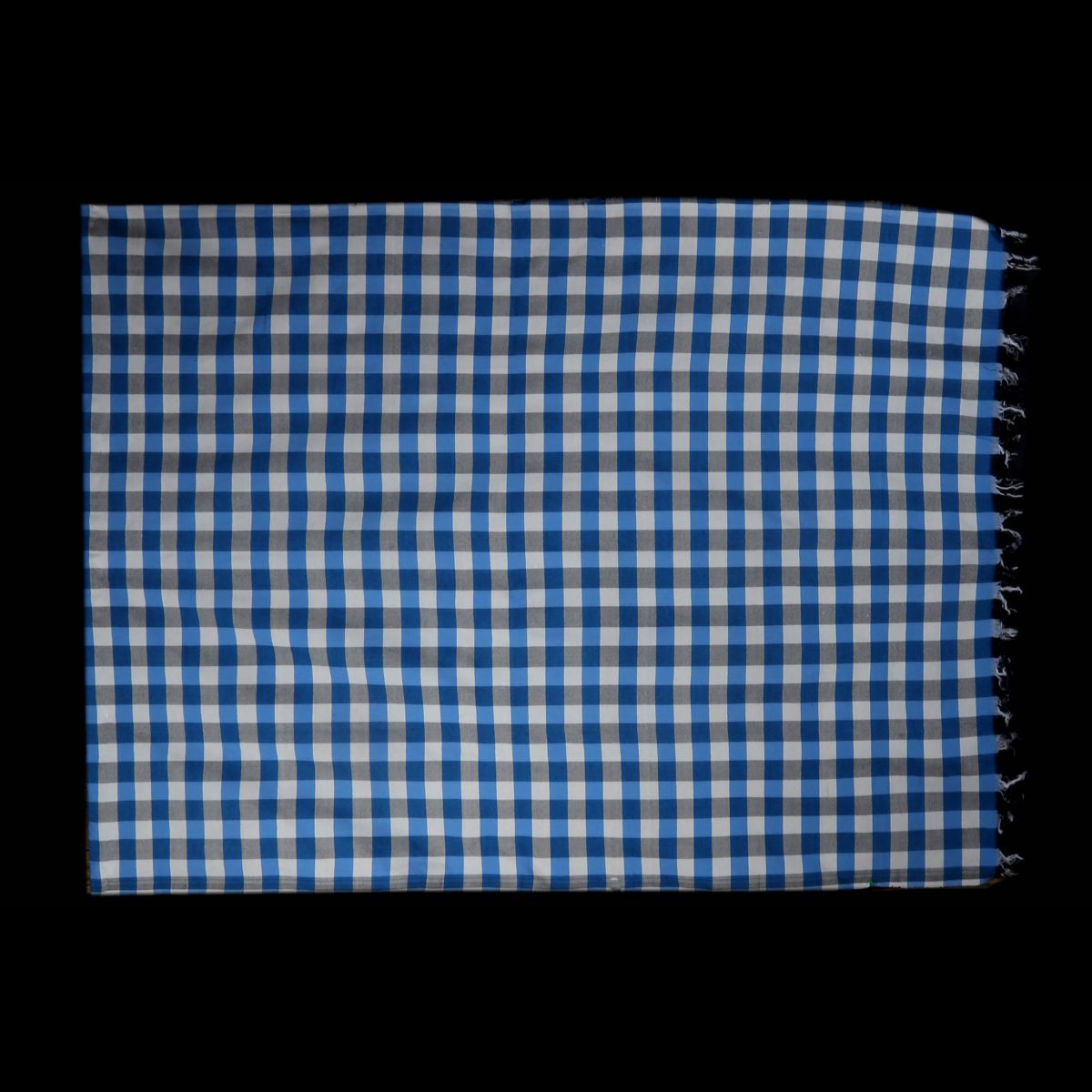 Ikat Bali Bleu Blanc