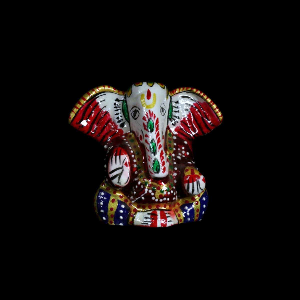 Meenakari  Ganesh Rouge Mes Indes Galantes Paris