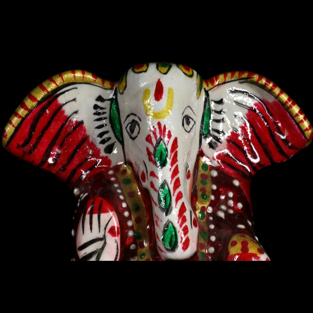 Meenakari  Ganesh Rouge Mes Indes Galantes Paris