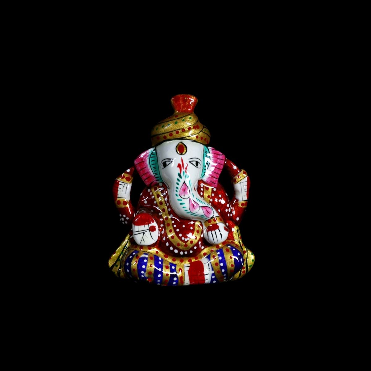 Meenakari  Ganesh Rouge Mes Indes Galantes Paris