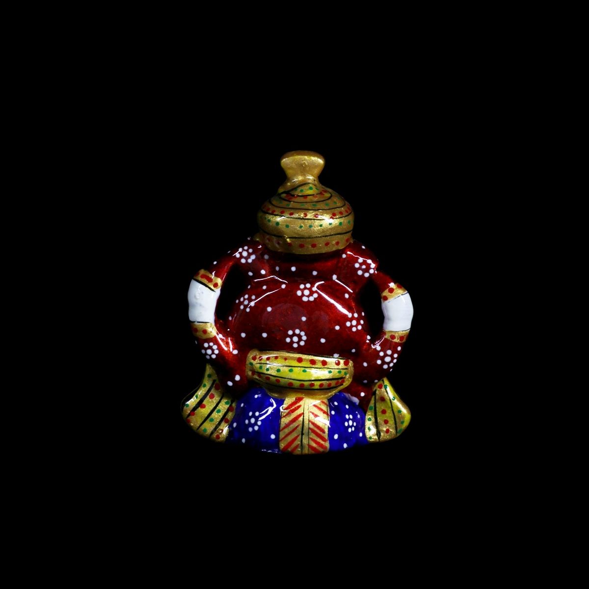 Meenakari  Ganesh Rouge Mes Indes Galantes Paris