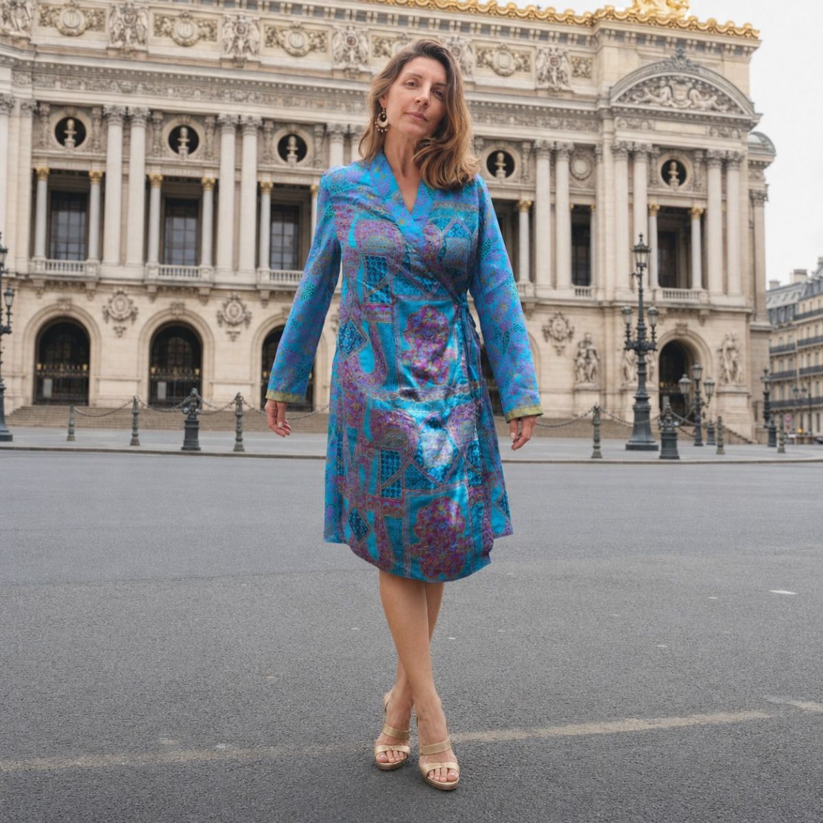 kimono tunique soie chic