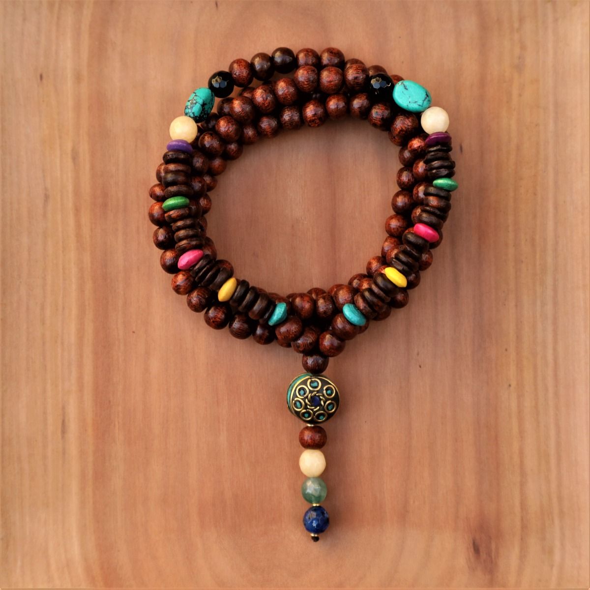 mala tibétain turquoise paris mes indes galantes