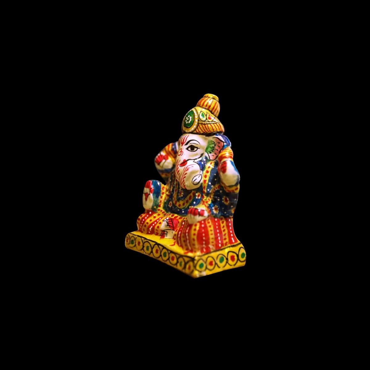 Meenakari Ganesh Bleu Mes Indes Galantes Paris