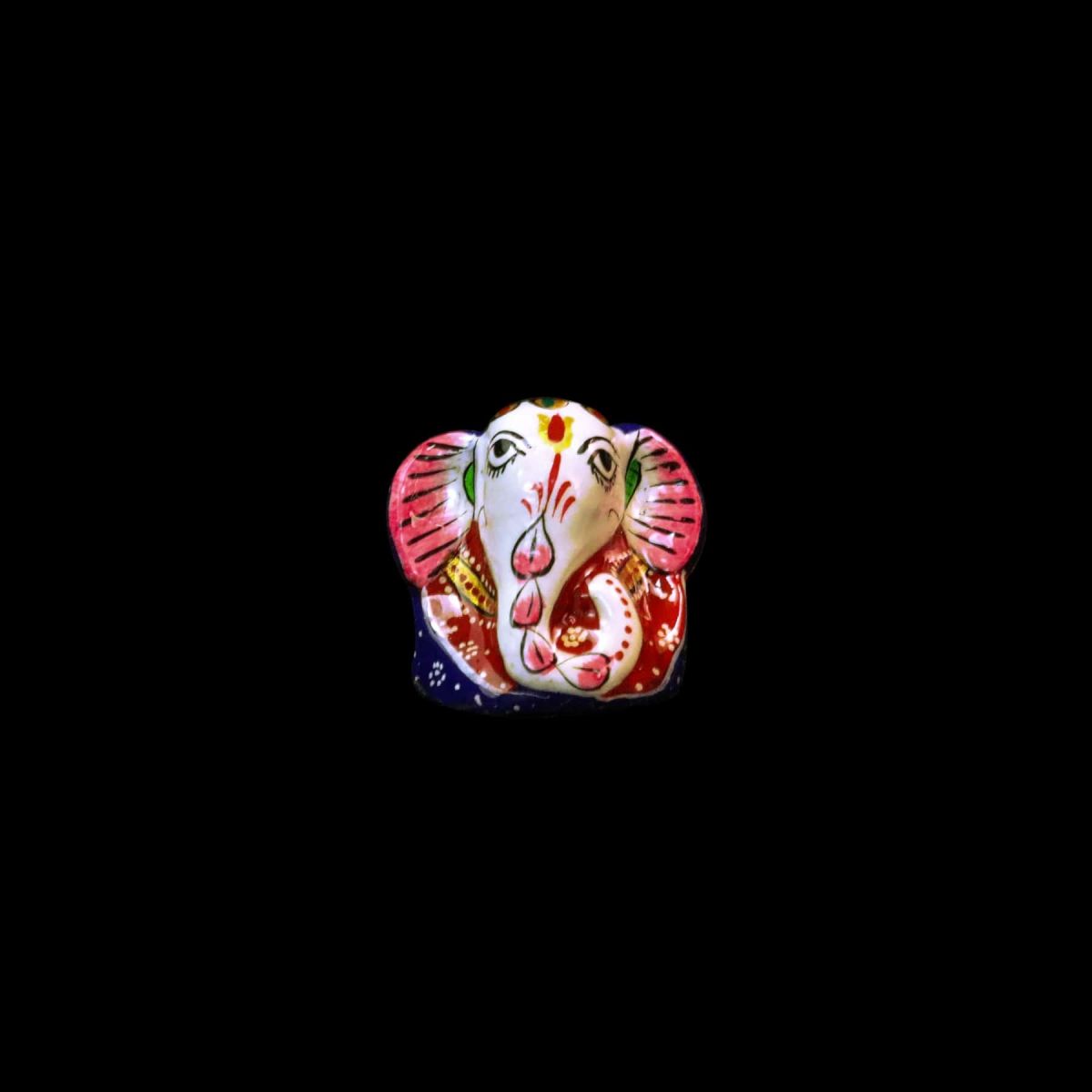 Meenakari Ganesh Rouge Mes Indes Galantes Paris