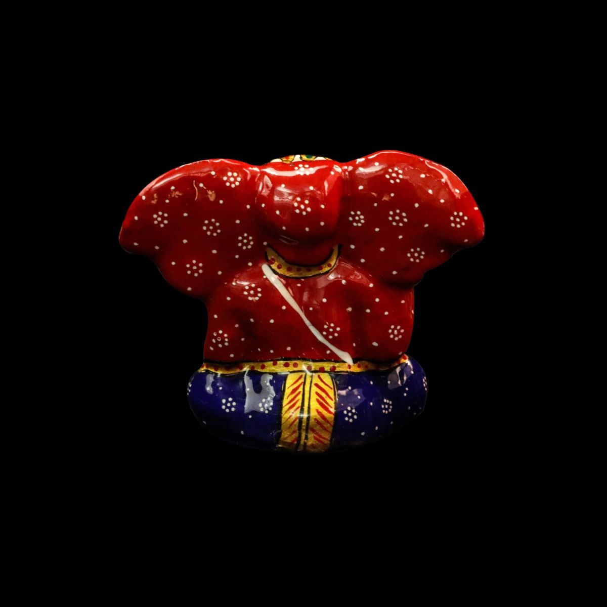 Meenakari Ganesh Rouge Mes Indes Galantes Paris