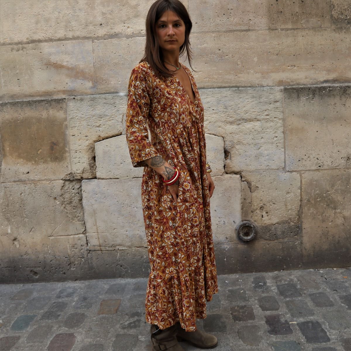 robe bohème longue paris