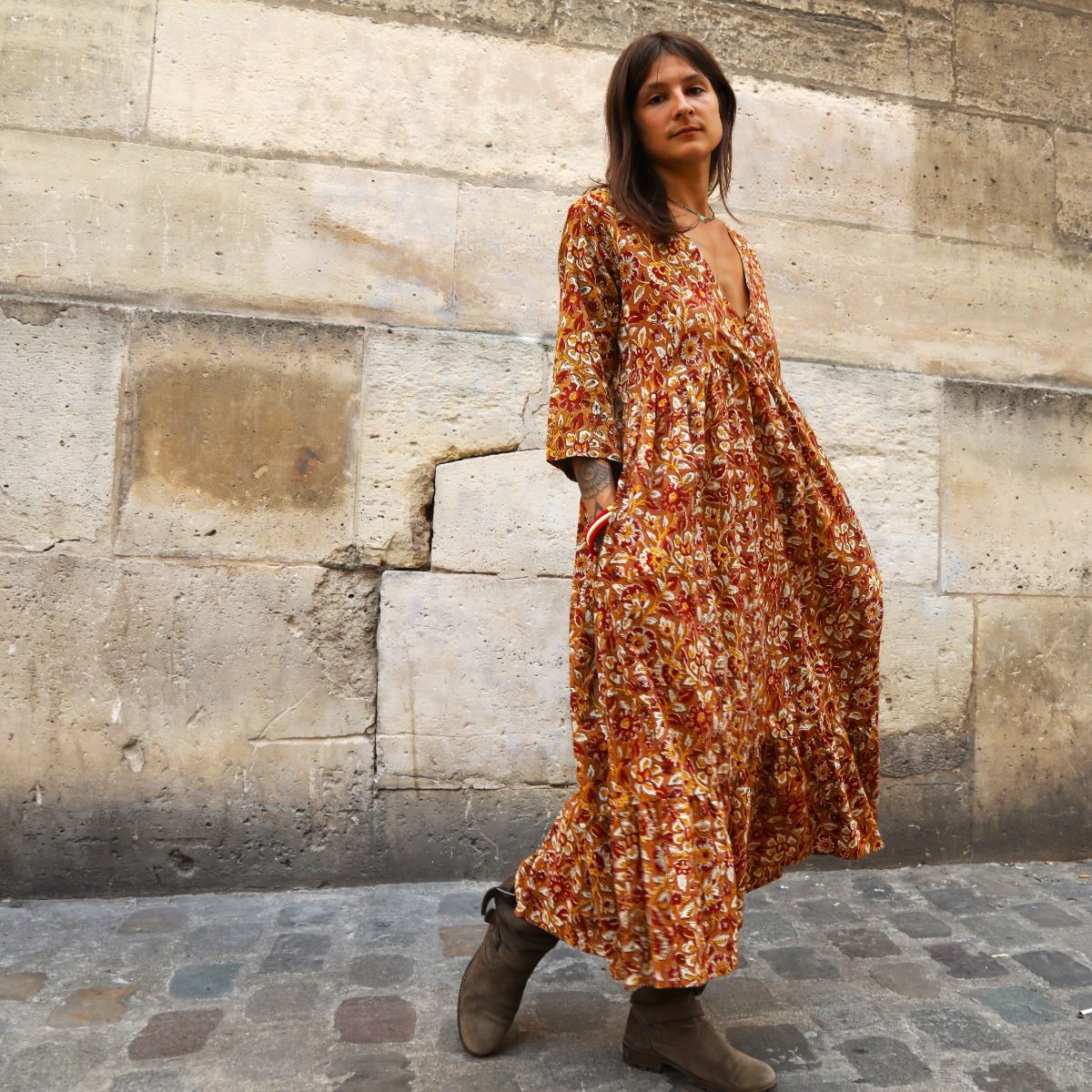 robe bohème longue paris mes indes galantes