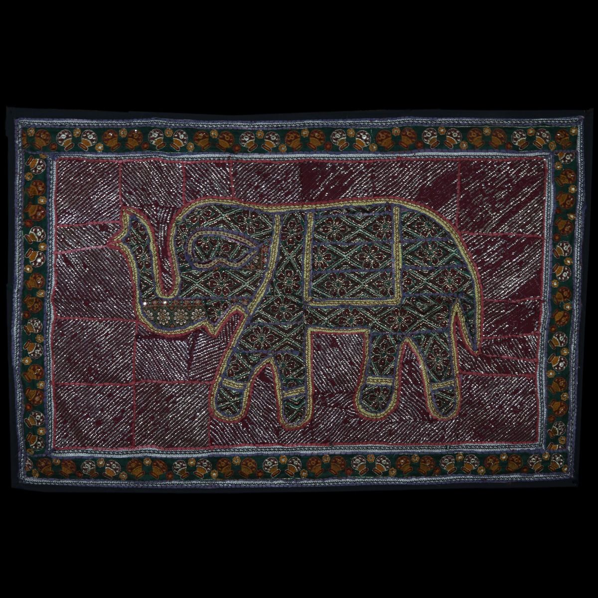 Tissu Indien Eléphant