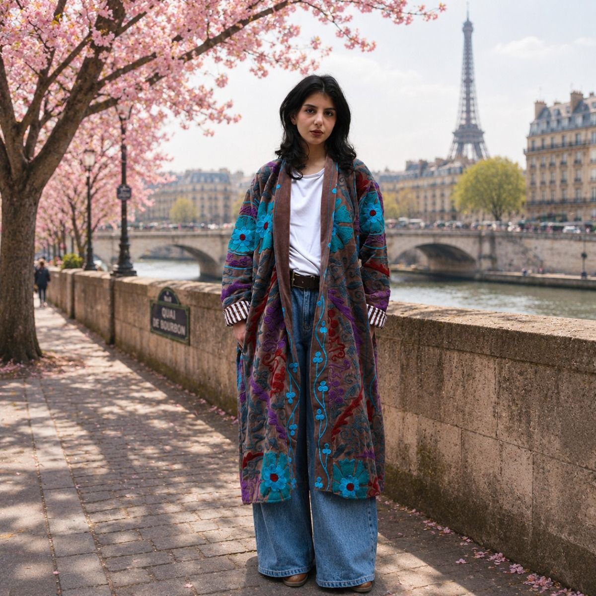 Veste indienne brodee Mes Indes Galantes 