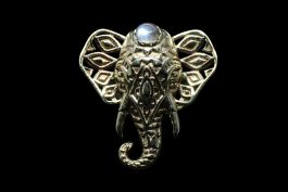 Bague Eléphant labradorite