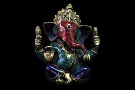 Turquoise Corail Lapis lazuli Ganesh