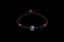 Bouddha pierre de lave cornaline