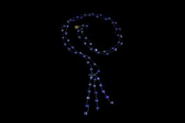 Macramé Lapis lazuli