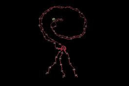 Macramé Grenat